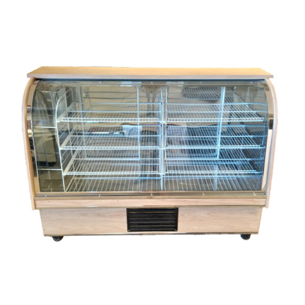 Exhibidora horizontal curva
